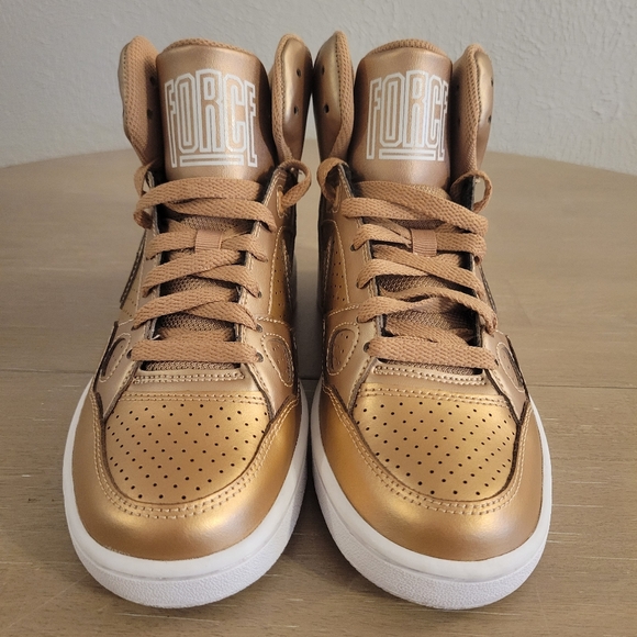 Nike Womens Son of Force Mid 'Metallic Red Bronze' Size 6.5 - Picture 3 of 10